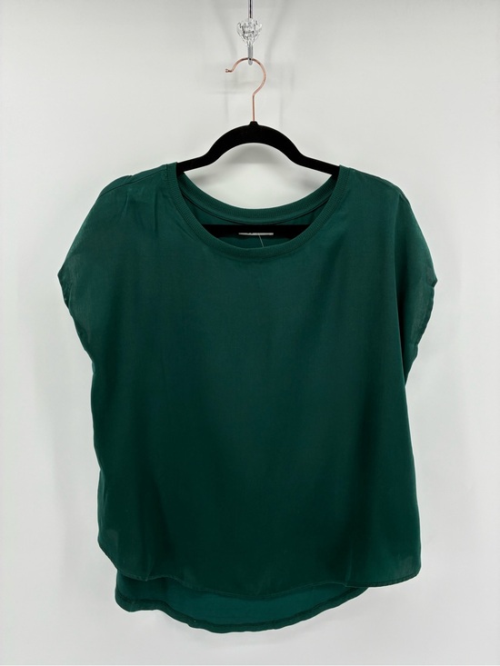 Edgely Tops - Classic Women's Short Sleeve Top in Forest Green